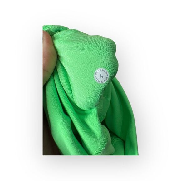 Lululemon Align High-Rise Crop 23" in Pistachio Lime Green Double Lined - Size 4 - Picture 10 of 10
